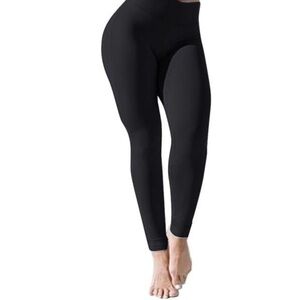Black wonder stretchy yoga pants Sz L